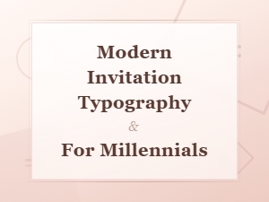 Modern Free Invitation Fonts Millennials Love for Trendy Typography
